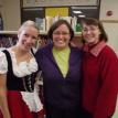 Choir parents Michele, Mary Lou & Wilma helped make the Halloween party a succes