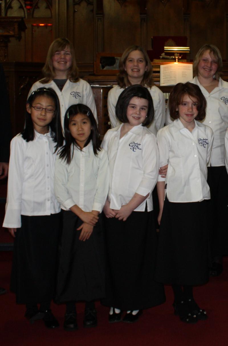 Example of Cambridge Girls' Choir uniforms